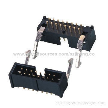 2.54mm Box Headers, THT, Straight Angle with Shrouded